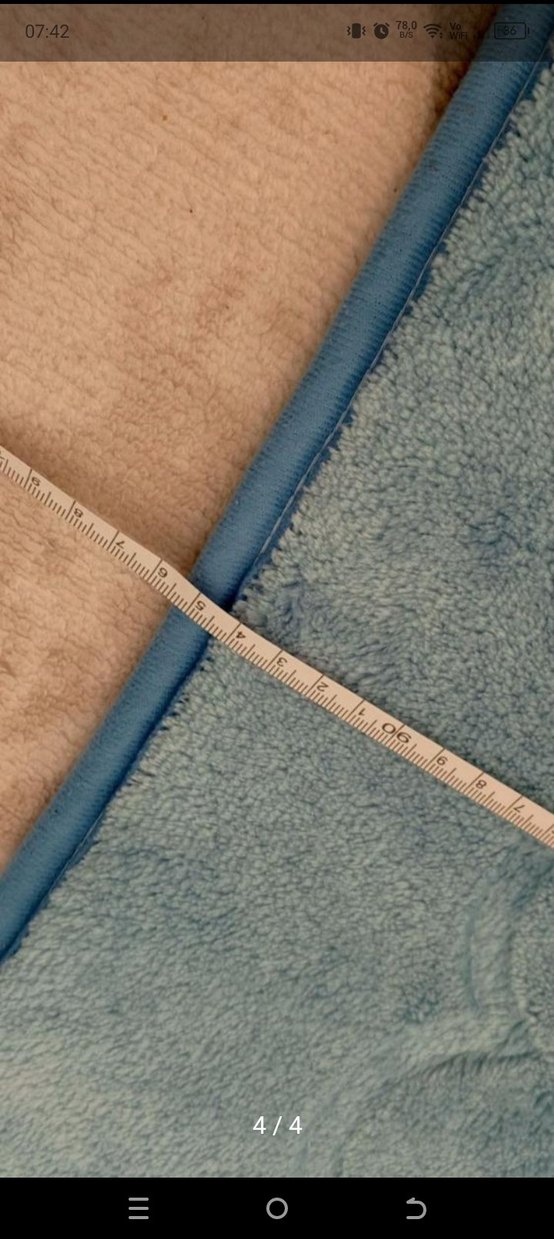 Nakışlı Mavi Bebek Battaniyesi - Görsel 4