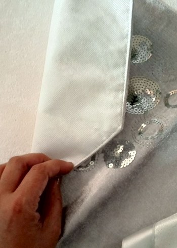 Boncuk Detaylı Gri masa ranner ve peçete seti - Görsel 4