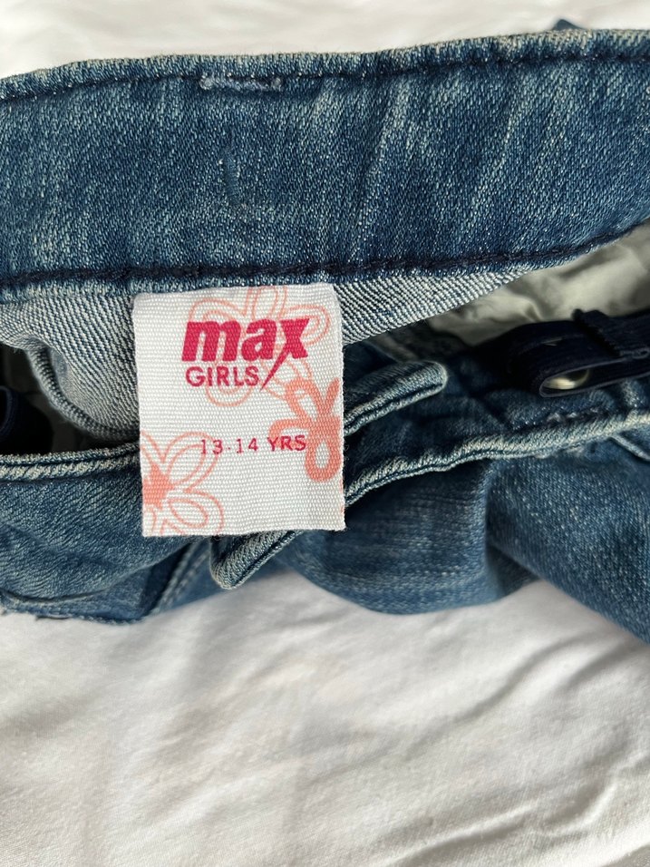 Düğmeli Lacivert Kadın Denim Pantolon - Görsel 5