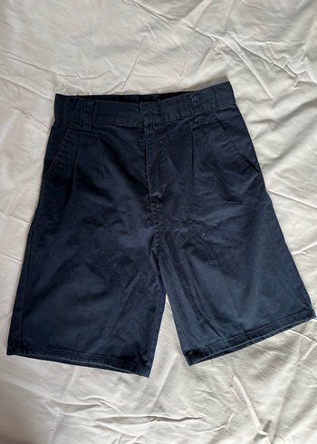 Lacivert Pamuklu Rahat Kesim Şort - Görsel 3