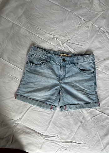 Mavi Denim Mini Şort - Görsel 2