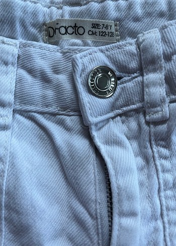 Beyaz Kız Çocuk Pantolonu - Görsel 3