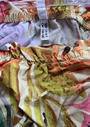 Çiçek Desenli Kız Elbisesi - Görsel 3