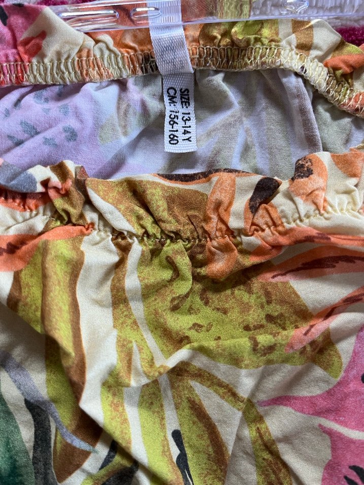 Çiçek Desenli Kız Elbisesi - Görsel 3