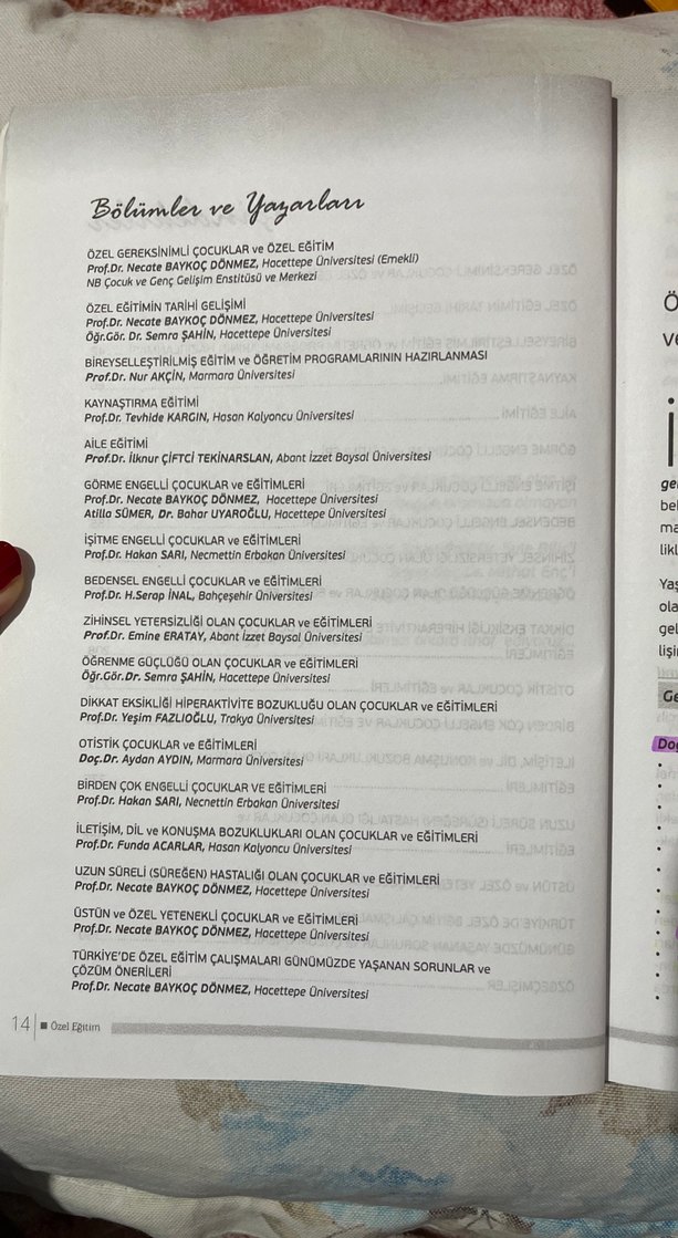 Öğretmenlik Programları için Özel Eğitim ve Kaynaştırma Kitabı - Görsel 4