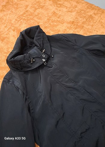 Kadın siyah yağmurluk - Görsel 5
