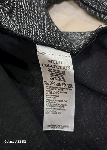 Gri Siyah Zebra Desenli Triko kazak - Görsel 4