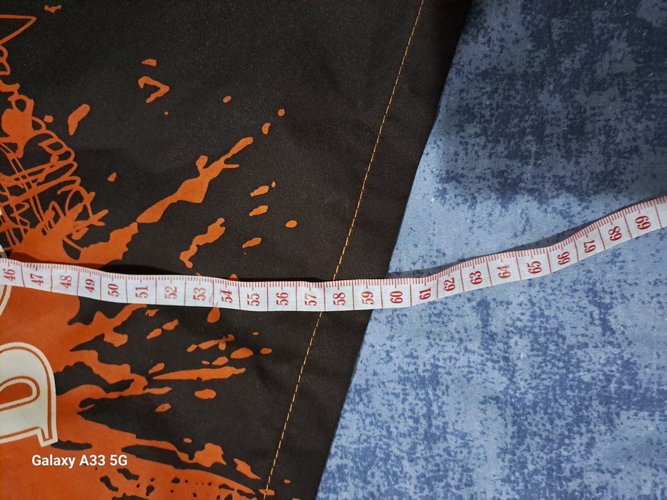 Baskılı Kahverengi Rahat Erkek Mayo Şortu - Görsel 5