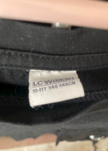 LC Waikiki Siyah Mini Tişört Cepli