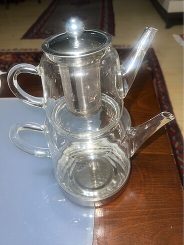 Karaca Cam Çaydanlık