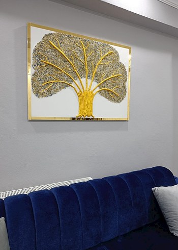Beden altın Renk gold dekoratif tablo