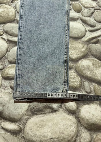 Mavi kadın kot jean - Görsel 4