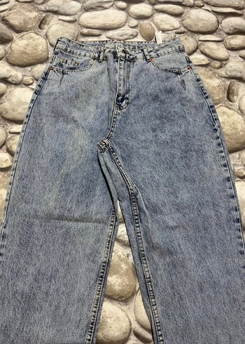 Mavi kadın kot jean - Görsel 3
