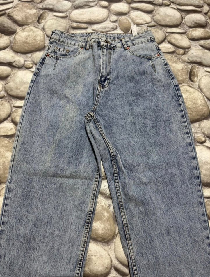 Mavi kadın kot jean - Görsel 3