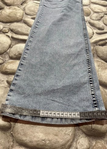 Likralı İspanyol paça jean - Görsel 5