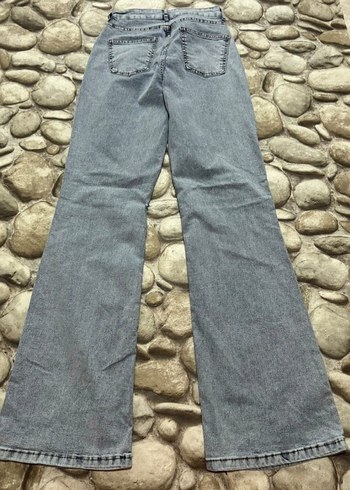 Likralı İspanyol paça jean - Görsel 2