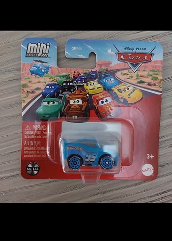 Disney Cars Mini Mavi Oyuncak Araba