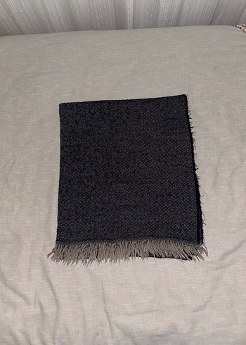 Gri Örgü Kadın Şal - Görsel 3