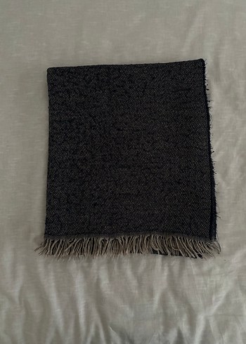 Gri Örgü Kadın Şal - Görsel 2