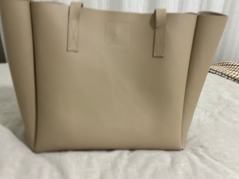 Bej Deri Kadın El Çantası - Görsel 2