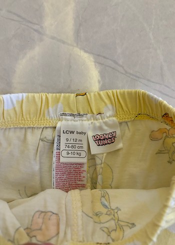 Sarı Renkli Bebek Kız Fırfırlı Takım - Görsel 3