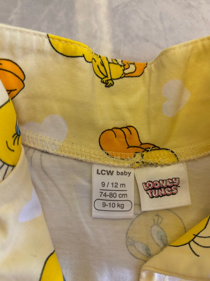 Sarı Renkli Bebek Kız Fırfırlı Takım - Görsel 4