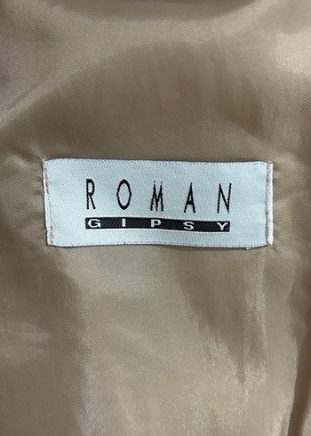 Roman marka %30 yün Vintage kaban
Düğmeli Kadın Keten Midi Kaban - Görsel 3