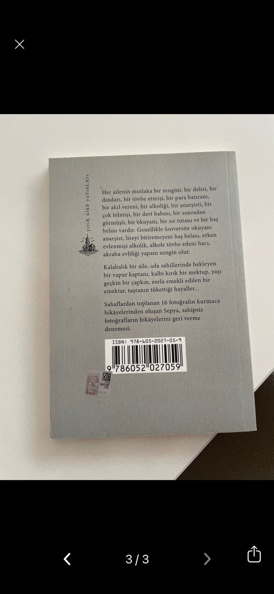 Sepya - İlkay Yıldız Biyografi Kitabı - Görsel 3