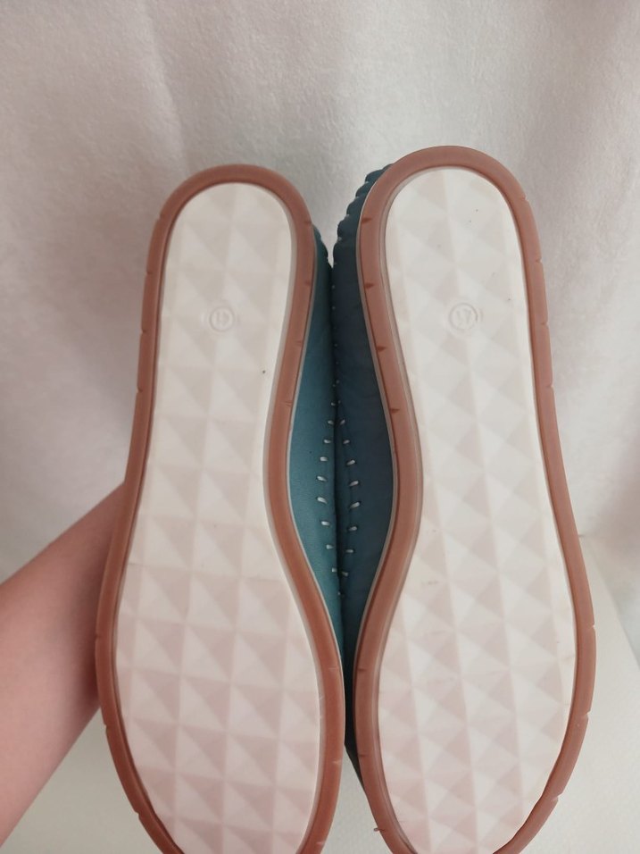 Mavi Bağcıklı   Ayakkabı - Görsel 2