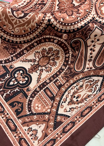 Armine Kadın Çok Renkli Bohem Desenli Vual şal