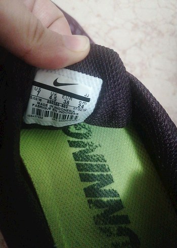 38,5 Beden mor Renk Nike Mor Bağcıklı Kadın Spor Ayakkabısı