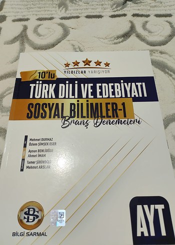 AYT Türk Dili ve Edebiyatı Sosyal Bilimler-1 Denemeleri