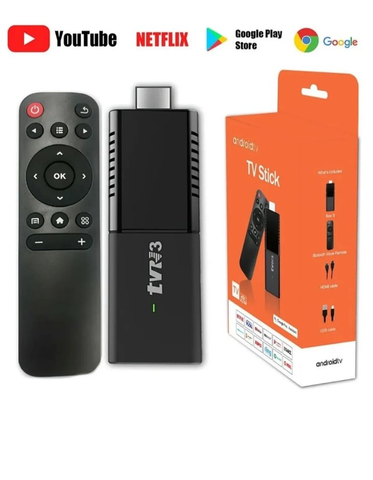 4K Wi-Fi 5G Bluetooth Destekli Android TV Stick - Görsel 4