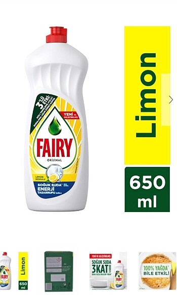 FAİRY SIVI BULAŞIK DETERJAN