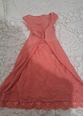 yazlik vintage elbise çok tatlı - Görsel 2