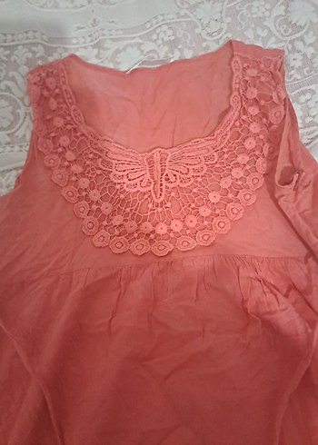 yazlik vintage elbise çok tatlı - Görsel 4