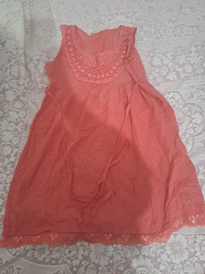 yazlik vintage elbise çok tatlı - Görsel 3