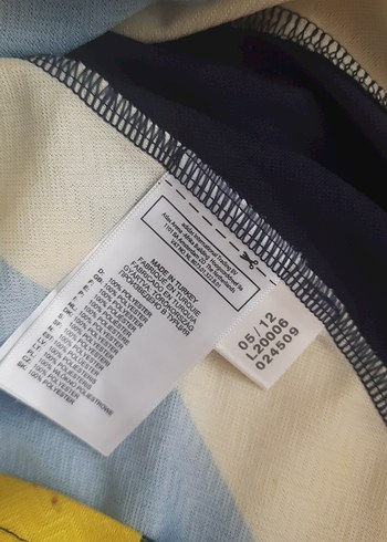 Çocuk Sarı Siyah Çizgili Kısa Kollu Forma - Görsel 8