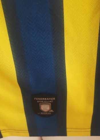 Çocuk Sarı Siyah Çizgili Kısa Kollu Forma - Görsel 3