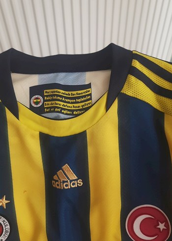 Çocuk Sarı Siyah Çizgili Kısa Kollu Forma - Görsel 2