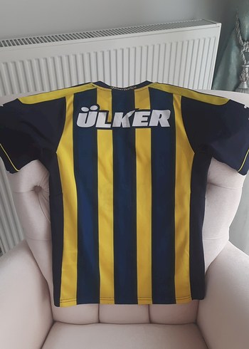 Çocuk Sarı Siyah Çizgili Kısa Kollu Forma - Görsel 5