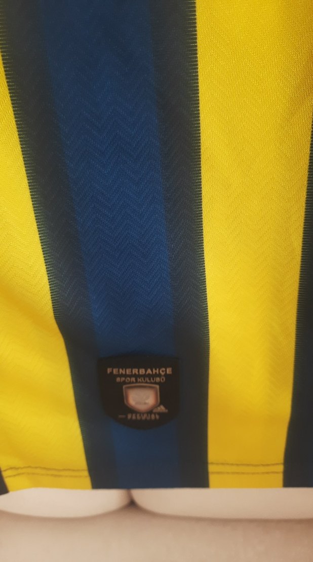 Çocuk Sarı Siyah Çizgili Kısa Kollu Forma - Görsel 3