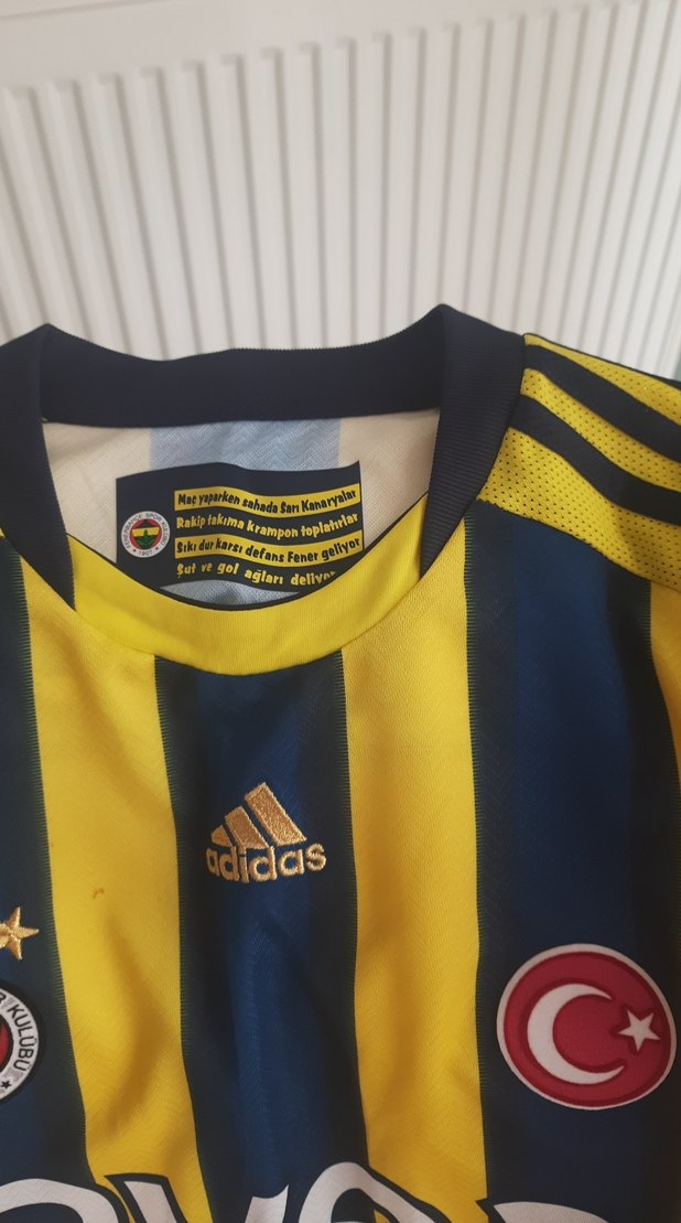 Çocuk Sarı Siyah Çizgili Kısa Kollu Forma - Görsel 2