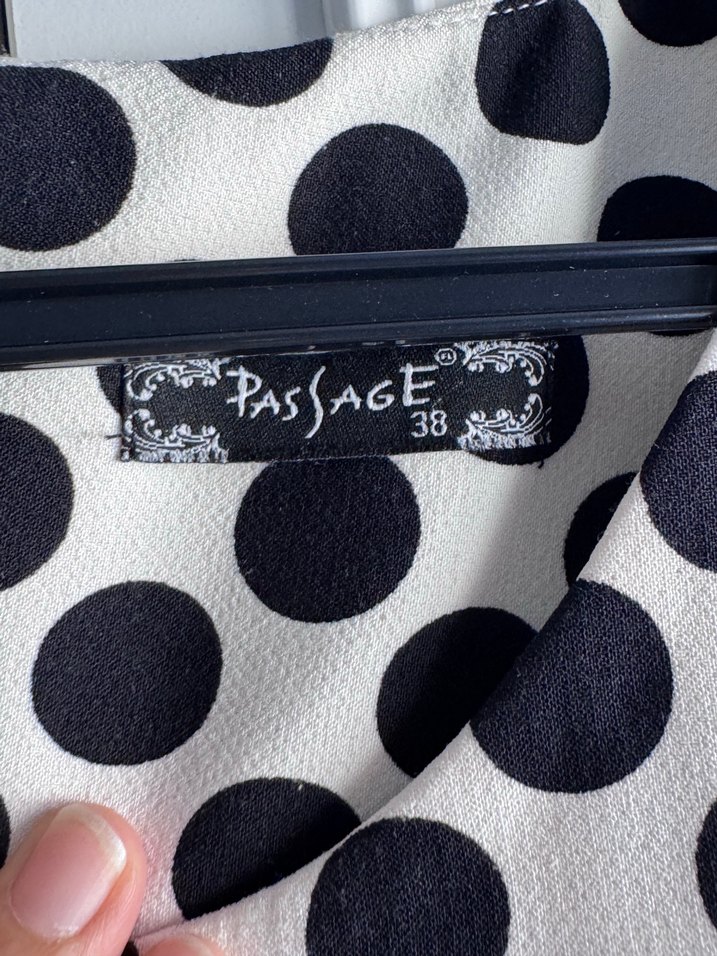 Puantiye Desenli Midi Elbise - Görsel 2