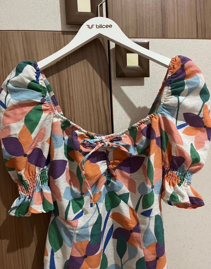 Çok Renkli Elbise - Görsel 2