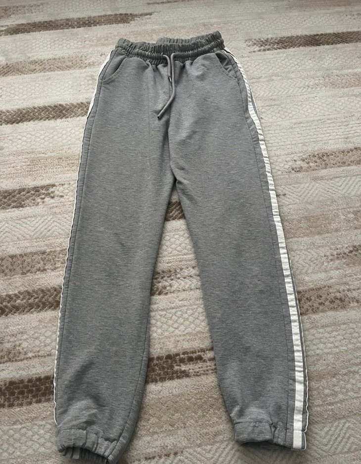 Gri Kadın Rahat Eşofman Altı - Görsel 2