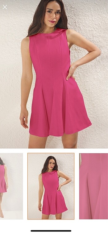 Pembe elbise