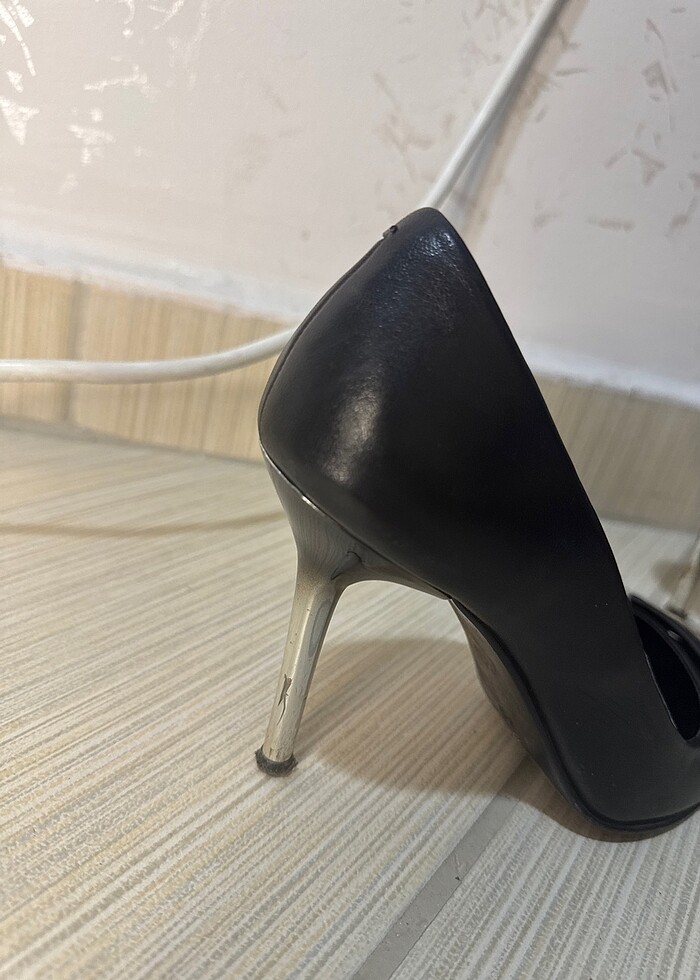 Vintage siviri üç topuklu ayakabı - Görsel 3