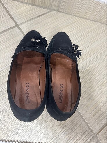 Derimod püskül detaylı topuklu - Görsel 5