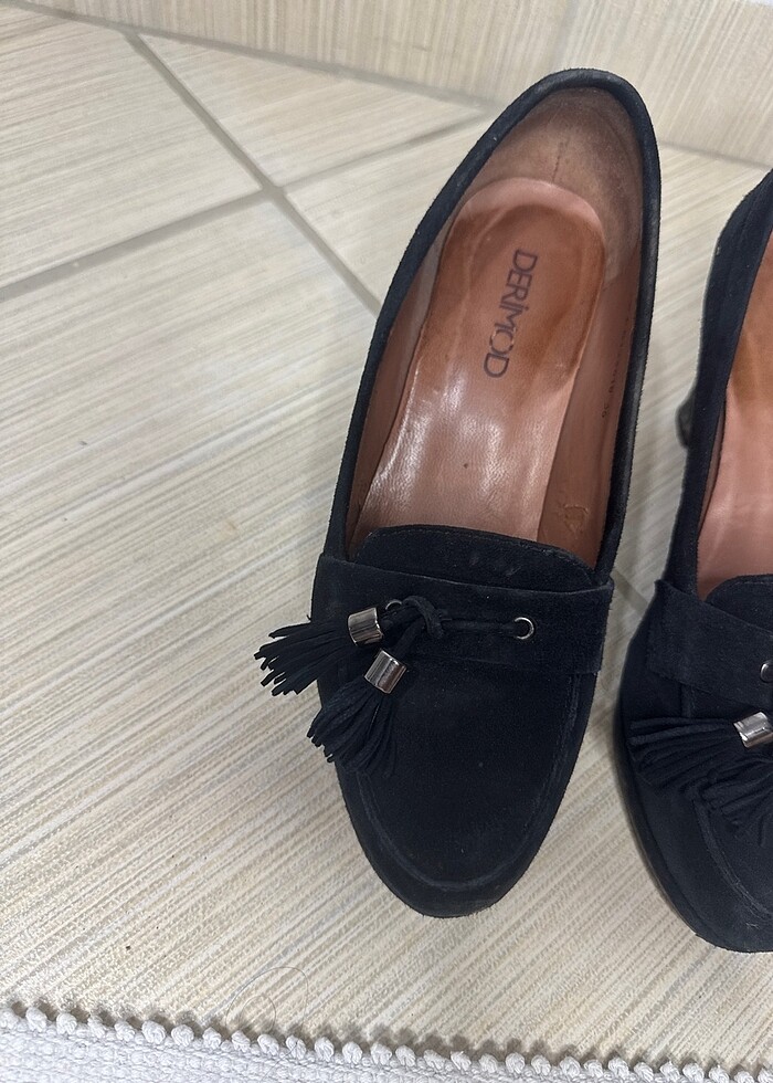 Derimod püskül detaylı topuklu - Görsel 3